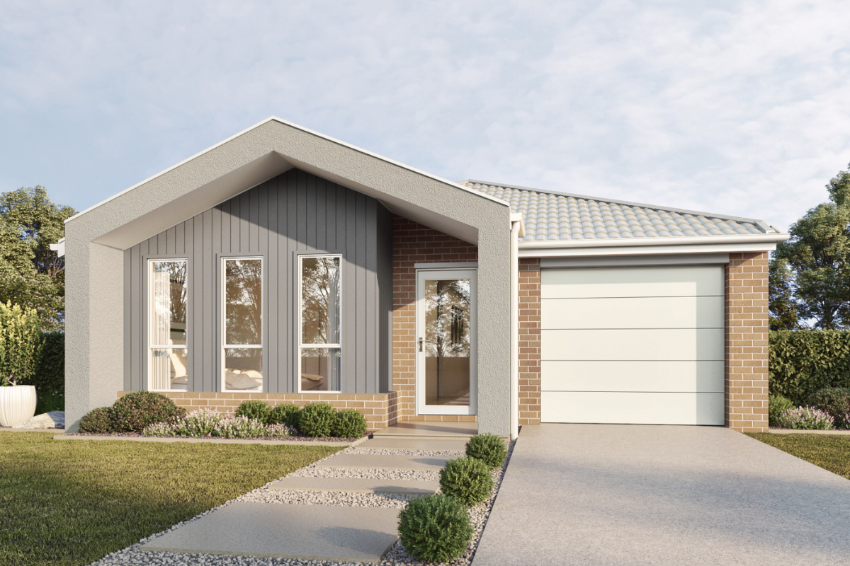 Contemporary Facade - Basalt Edge colour scheme