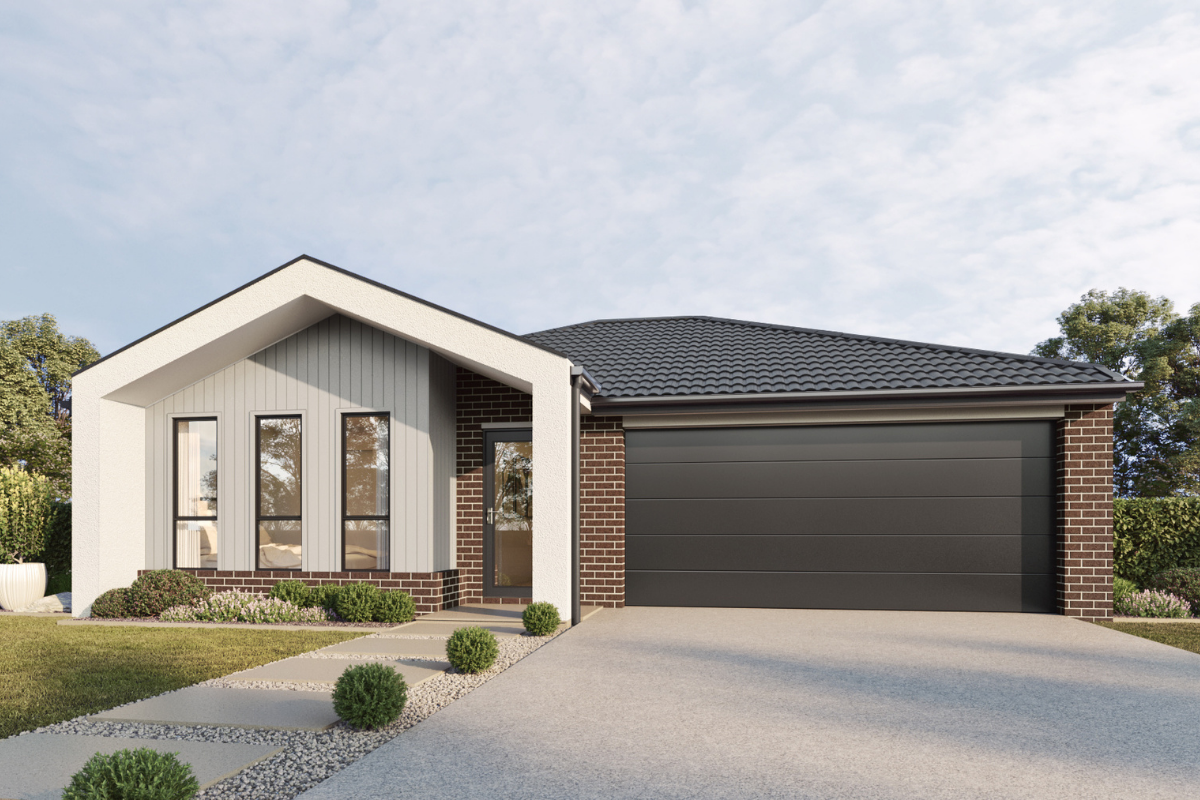 Contemporary Facade - Fossil Grey colour scheme